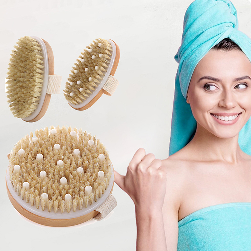 Dry Brush Body - 1 Escova de Massagem Corporal Esfoliante