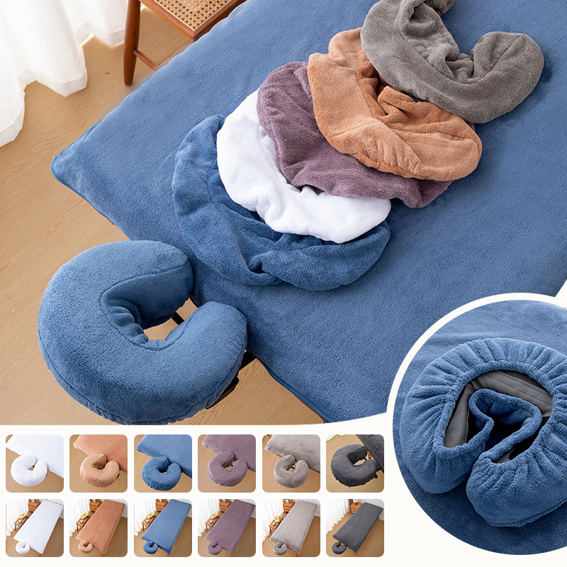 Spa Wellness Beauty - Lençóis de coral fleece para maca