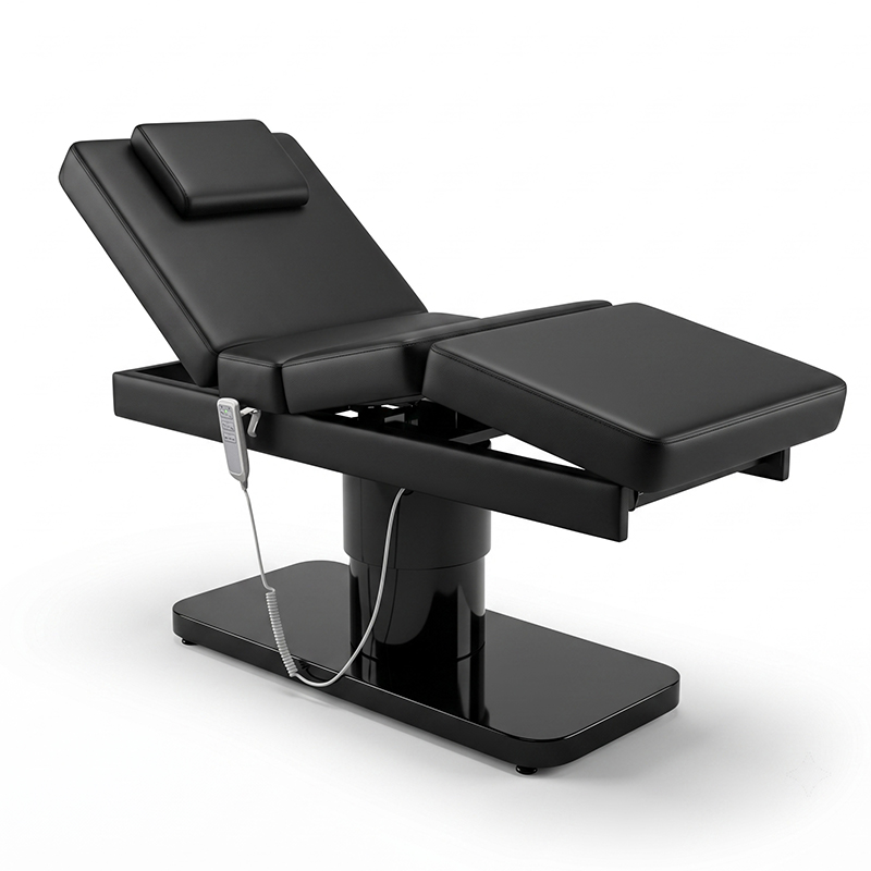 Spa Wellness Beauty - Cama de Massagem Minimalista Preta com