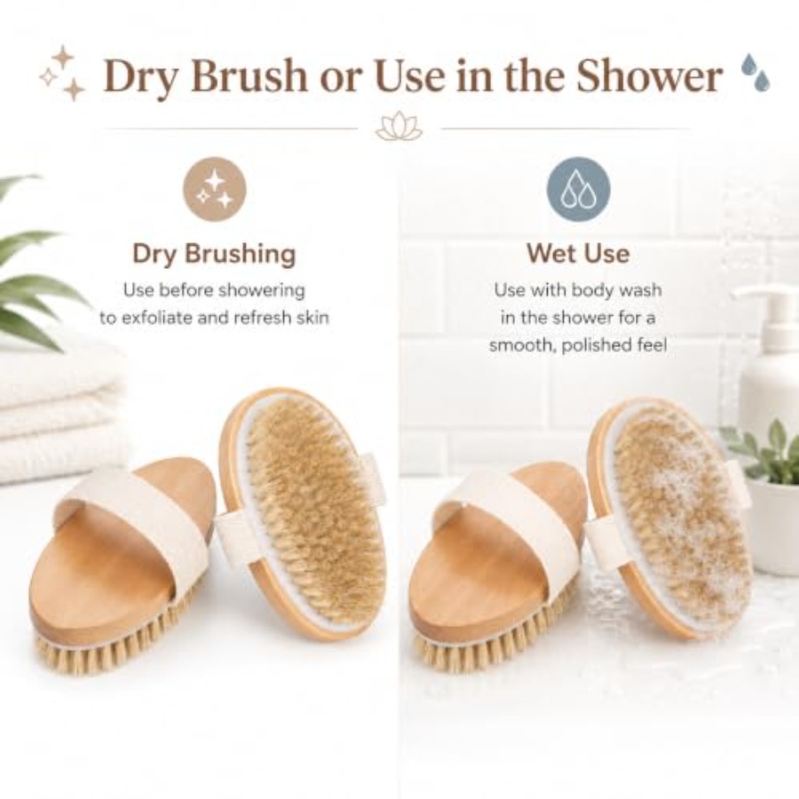 Escova Corporal a Seco (2 Unid - Dry Brush Body avaliação e preço