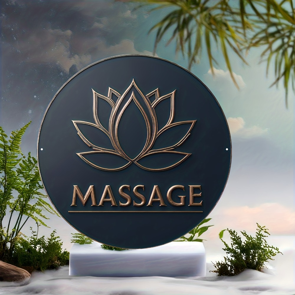 Placa de Parede Minimalista Re - Spa Wellness Yoga avaliação e preço