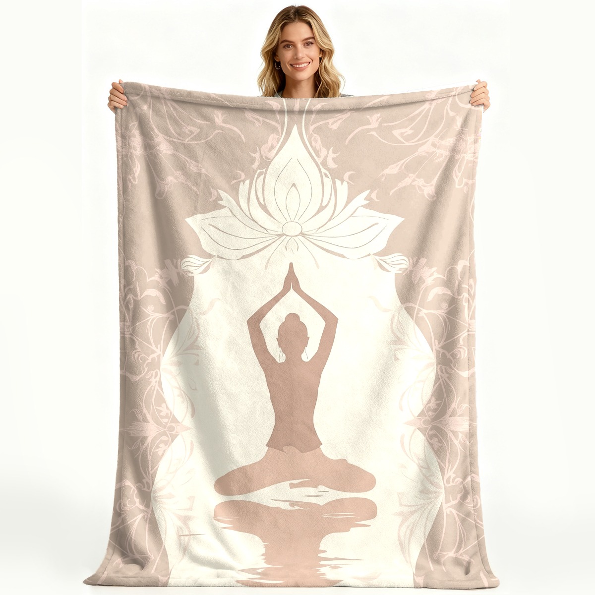 Manta Luxuosa de Yoga e Medita - Spa Wellness Yoga avaliação e preço