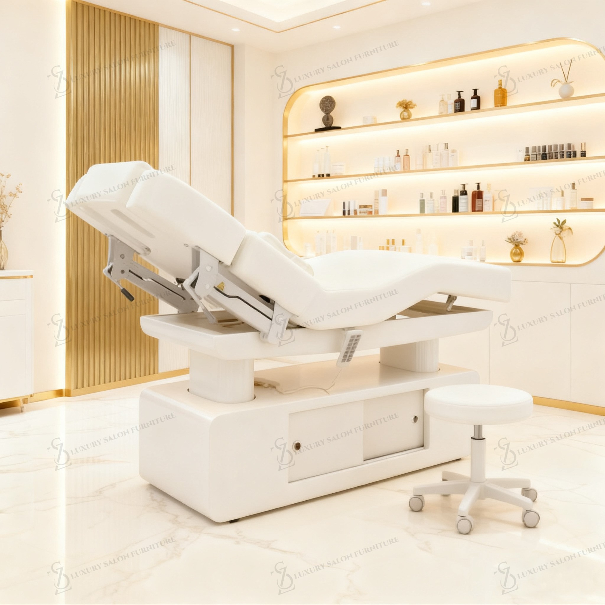 Luxo 3/4 motores rosa cama de  - Spa Wellness Beauty avaliação e preço